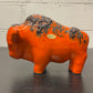 Otto Keramik Ceramic Bull West German Pottery Fat Lava