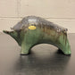 Otto Keramik Ceramic Bull West German Pottery Fat Lava