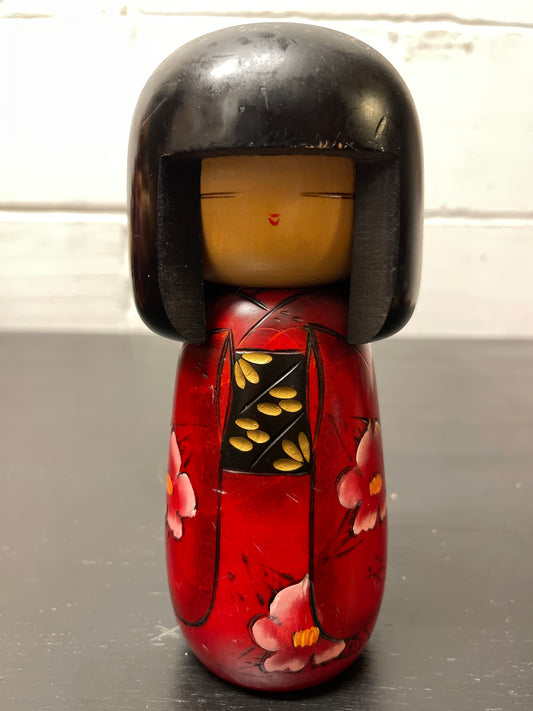 Vintage Japanese Gumma Kokeshi Doll By Masae Fujikawa