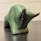 Otto Keramik Ceramic Bull West German Pottery Fat Lava