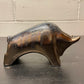 Otto Keramik Ceramic Bull West German Pottery Fat Lava