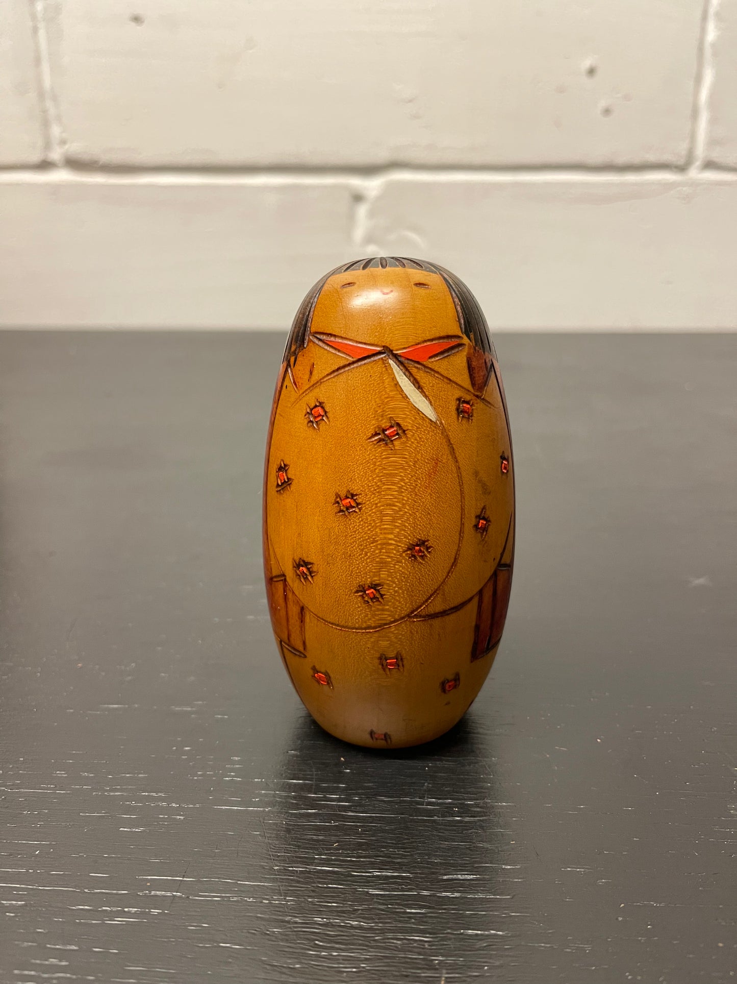 Vintage Sosaku Japanese Kokeshi Doll By Usaburo